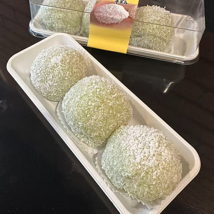 Glutinous Rice Ball matcha redbean