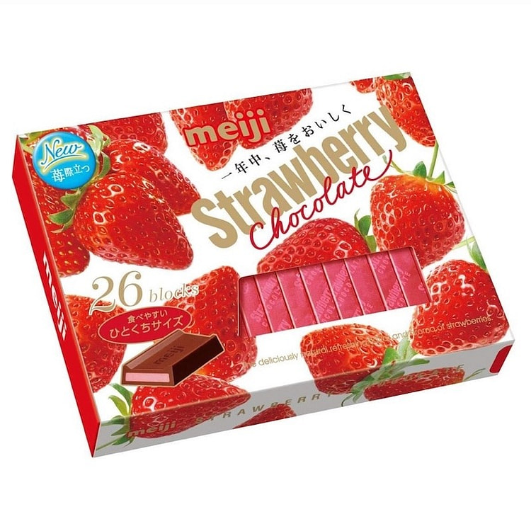 Meiji Strawberry Chocolate BOX (26 pieces)