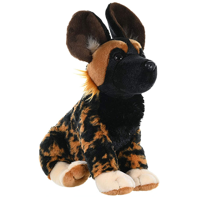 African Painted Dog Stuffed Animal - 12" Default