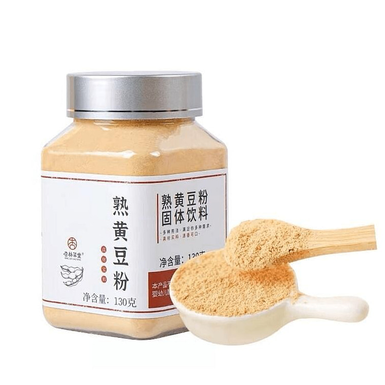 杏林草堂 纯熟黄豆粉即食糯米糍粑驴打滚豆 130g 1 瓶