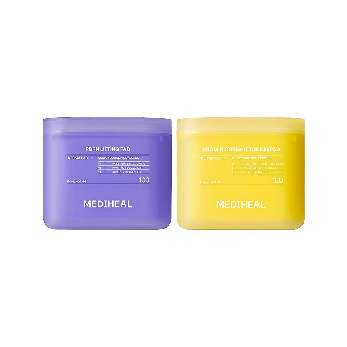 MEDIHEAL Day & Night Toner Pad Duo Repair/Dullness 1 each