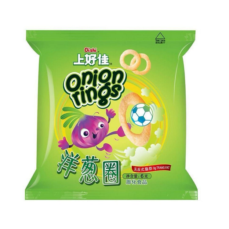 Oishi Onion Rings 6g 1 pack (min 5)