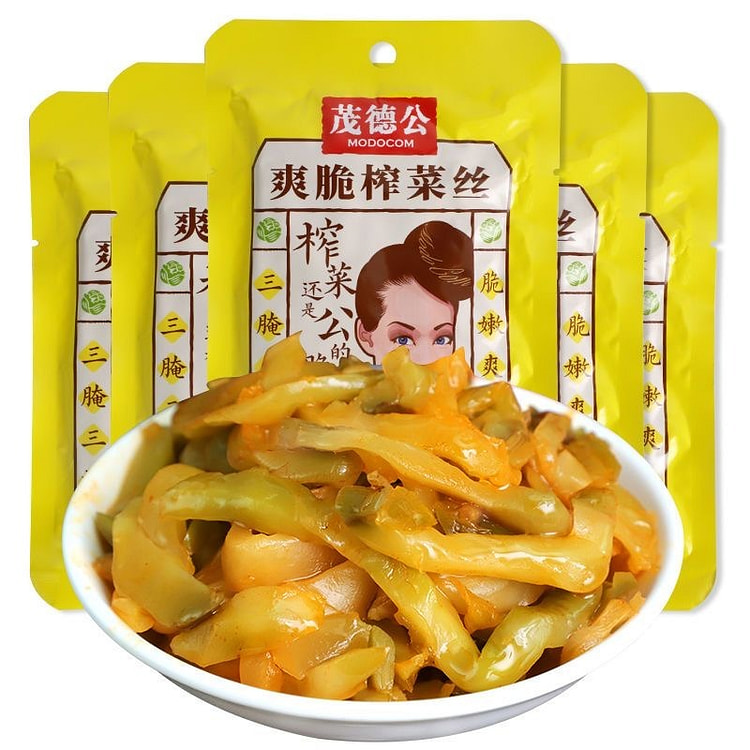 茂德公榨菜丝涪陵榨菜乌江榨菜头即食 下饭菜 80 克