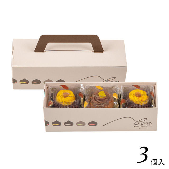 Rokumeikan Marron Pound Cake 3 pcs 1 box