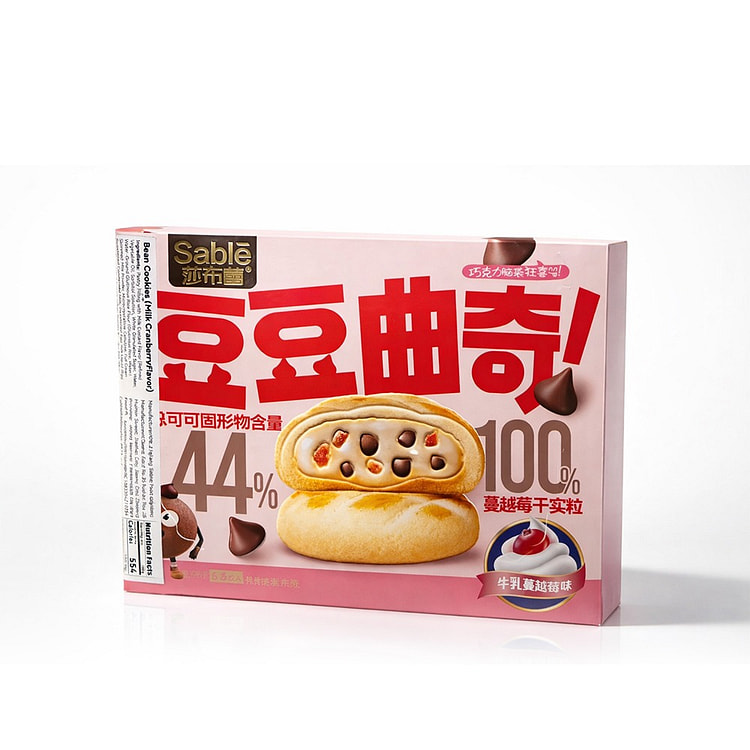 莎布蕾 豆豆曲奇 牛乳蔓越莓味 96 克