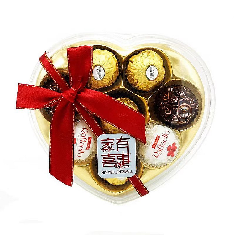 Ferrero's premium chocolate heart shape (min 2)