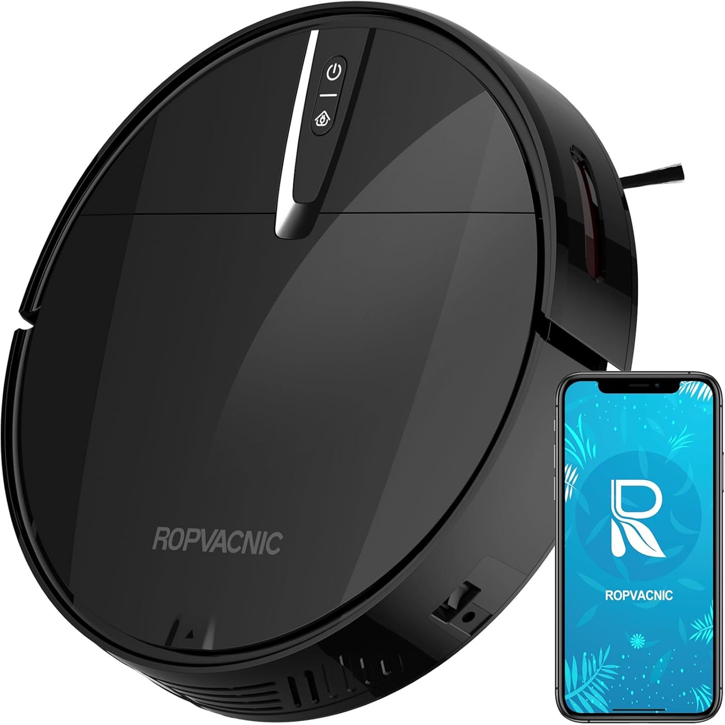 Robot Vacuum Cleaner with 3000Pa Cyclone Suction 1 each