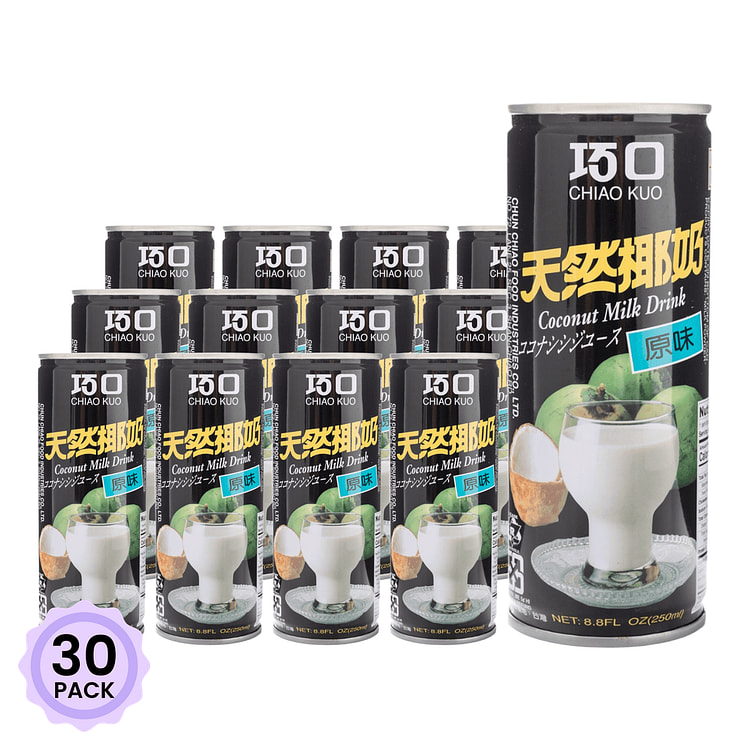 Chiao Kuo Coconut Milk Drink, Original flavor 250 ml*30 pack