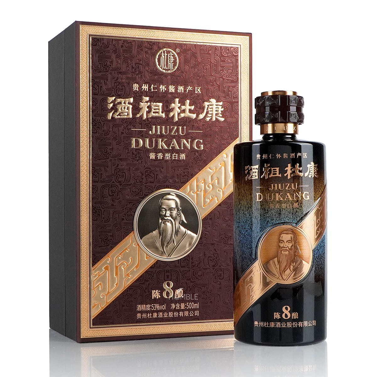 JiuZu DuKang Chen Niang 8 Years Chinese Baijiu 500 ml