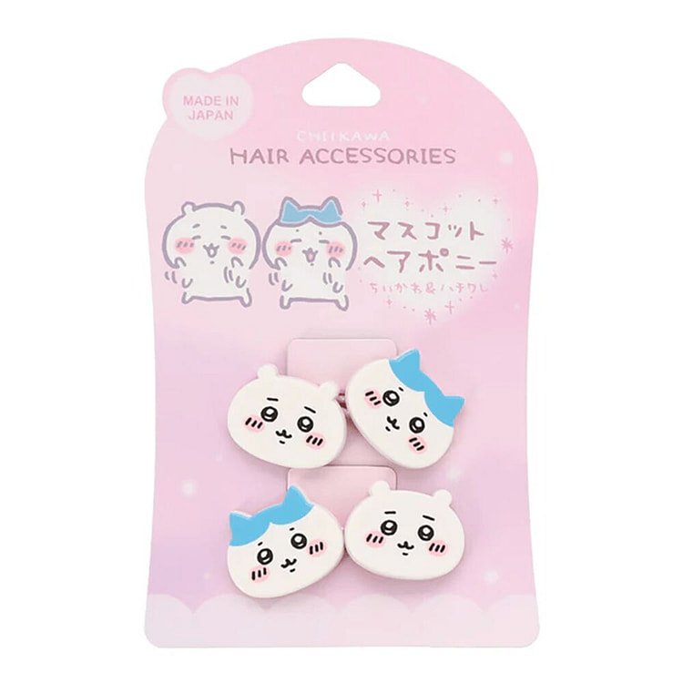 SkaterXChiikawa Hachiware Big Face Hair Tie 2p