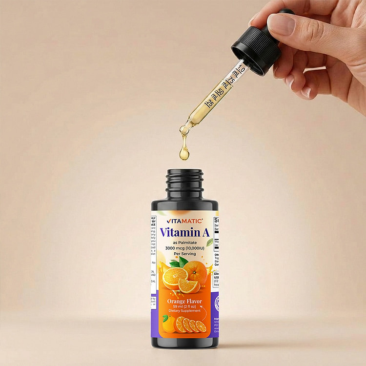 Vitamin A Liquid Drops 10000 IU - 2 FL OZ (59 ml)