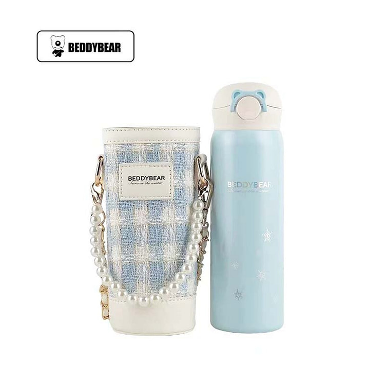 杯具熊 飘雪带杯套 母婴级316不锈 470 毫升