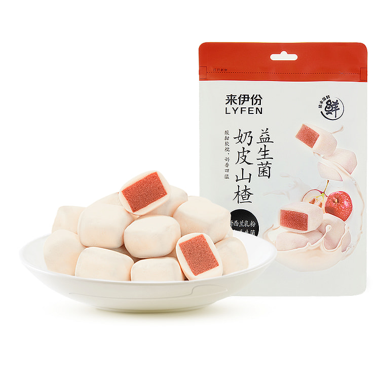 来伊份益生菌奶皮山楂58g*2袋