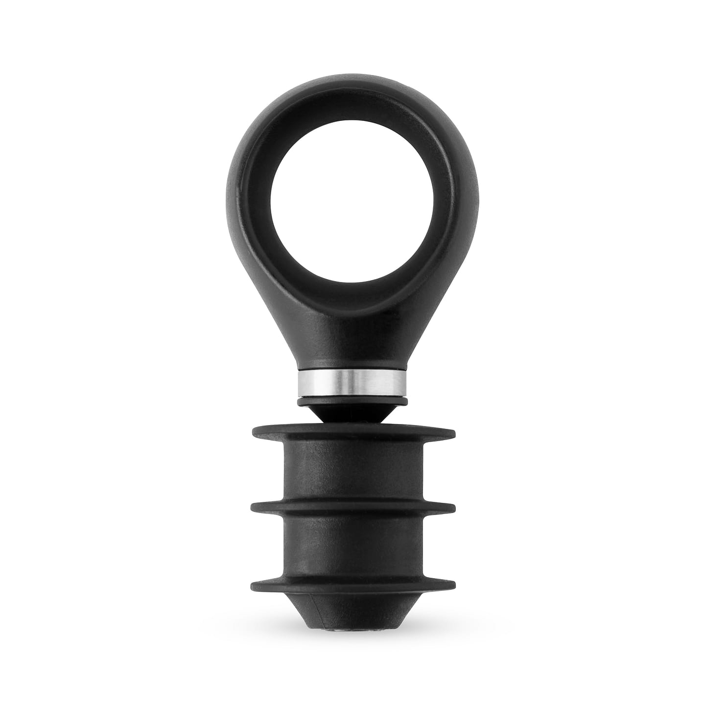 True Locking Bottle Stoppers with Key - Stainless Steel and Silicone Wine Topper Seal Set of 3 with Key - Dishwasher Safe 3 个