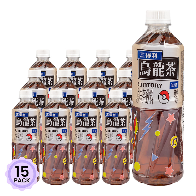 三得利 乌龙茶(无糖) 500 毫升*15 包