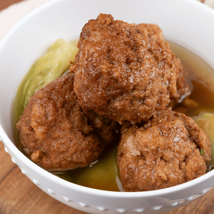 Lion's Head Meatballs w. Bok Choy 3pcs