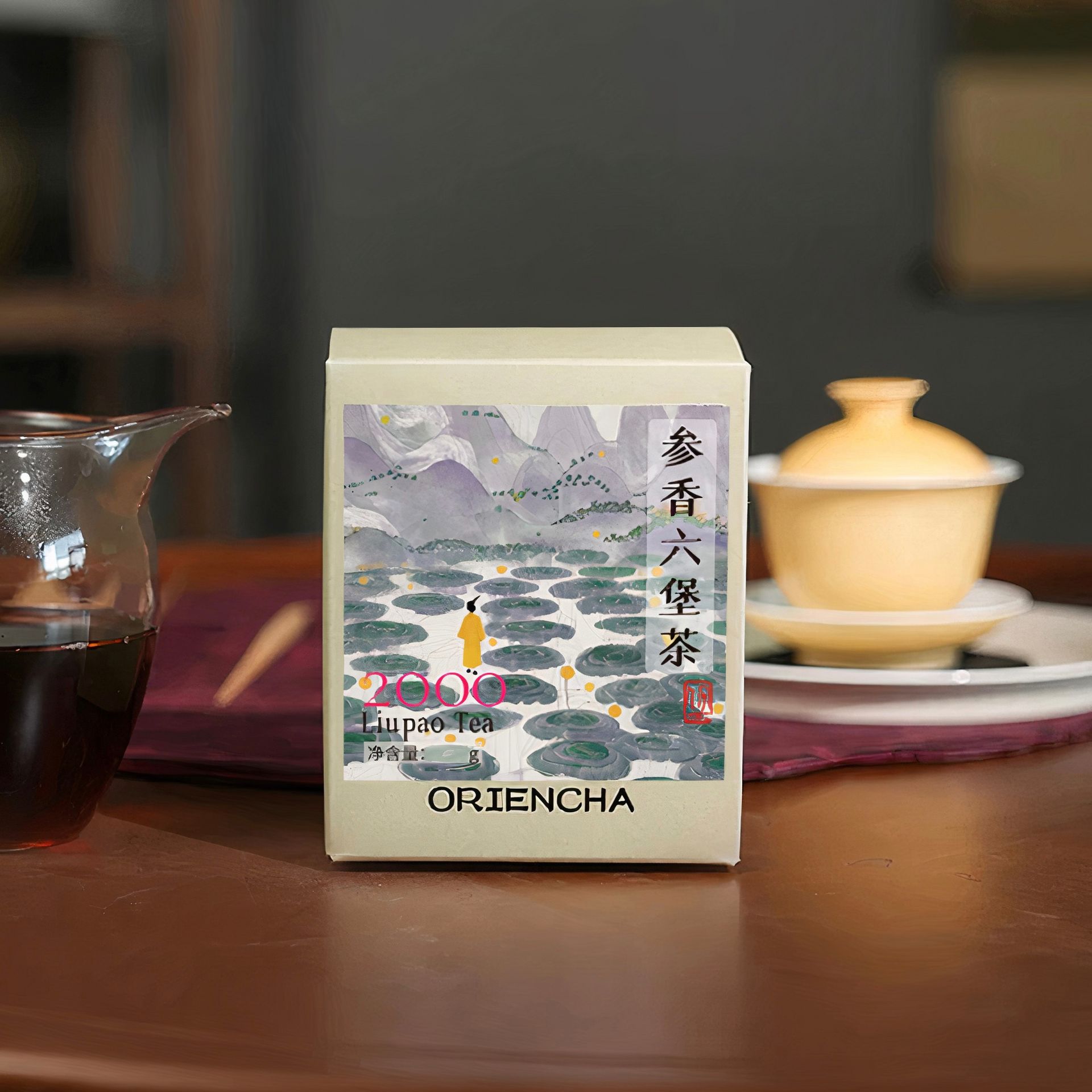 2000 Ginseng Aroma Liu Bao Tea 100 g