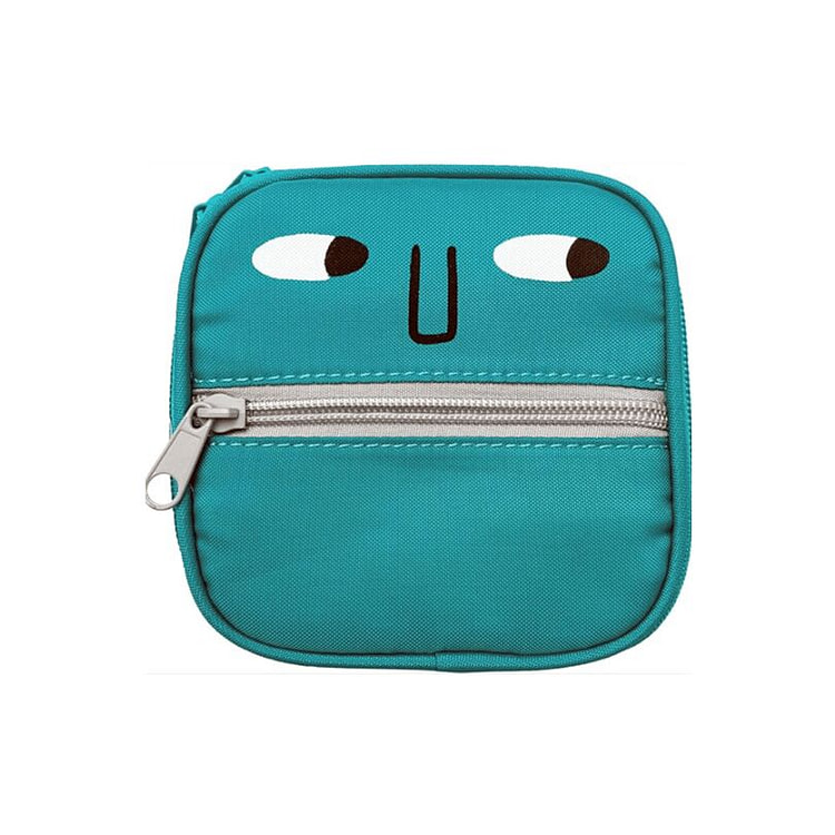 Túi SMILER 【Pouch Túi đựng đồ hình quái vật màu xanh ngọc 1 phần