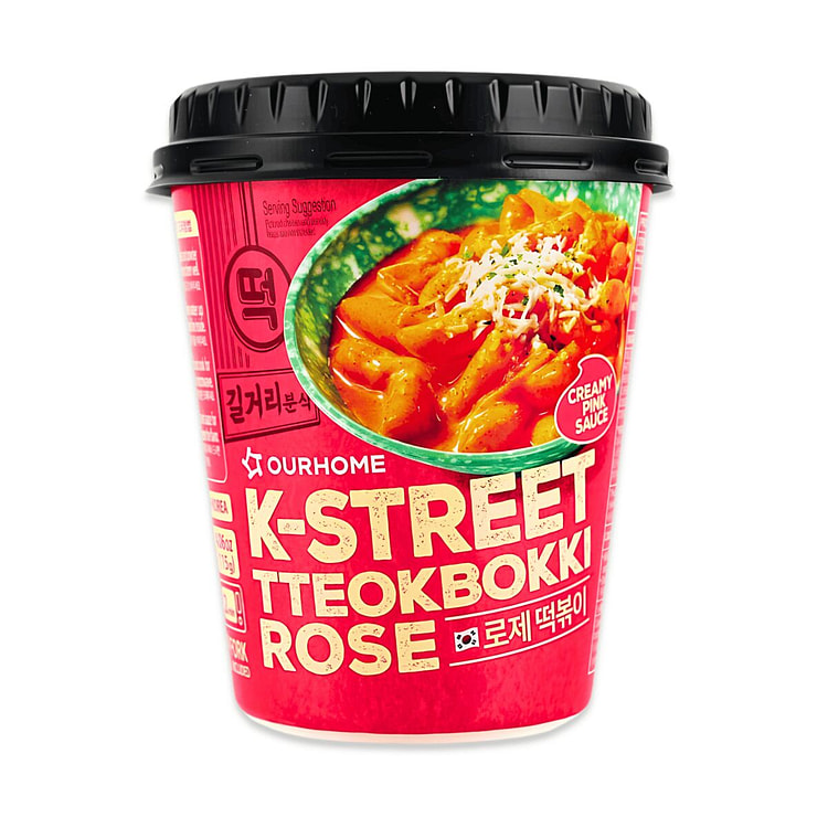 [OURHOME] K-Street Tteokbokki Rose Flavor - 4.06oz 1 each