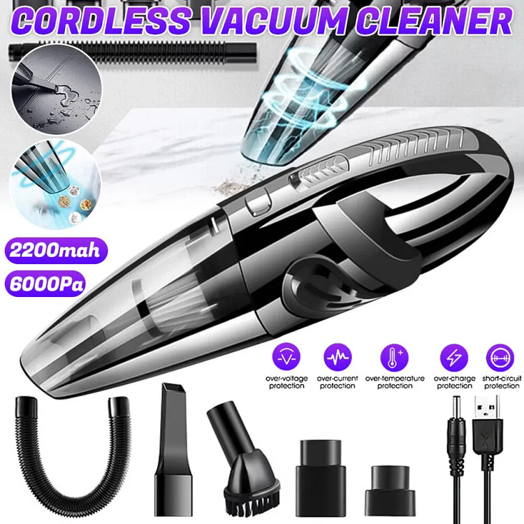 Powerful Car Vacuum Cleaner Portable Wet&Dry Handh 1 each