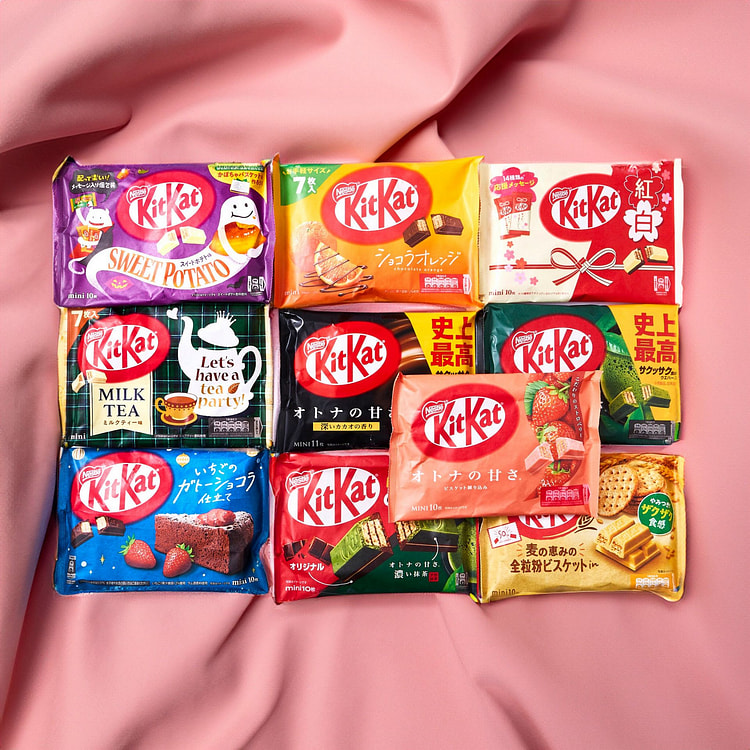 KitKat 经典日式口味套装 - 10 袋装 -
