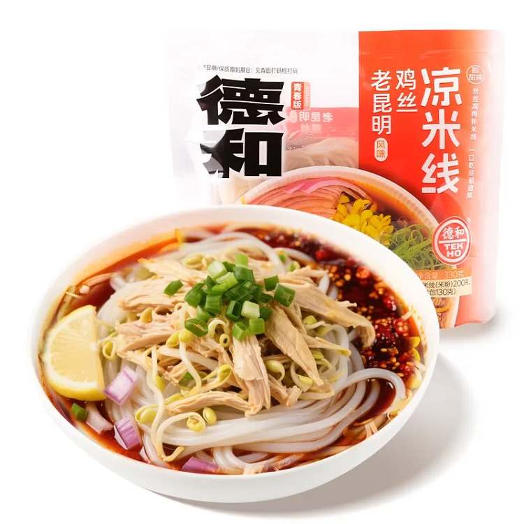 德和 老昆明风味鸡丝凉米线 1袋 330 克