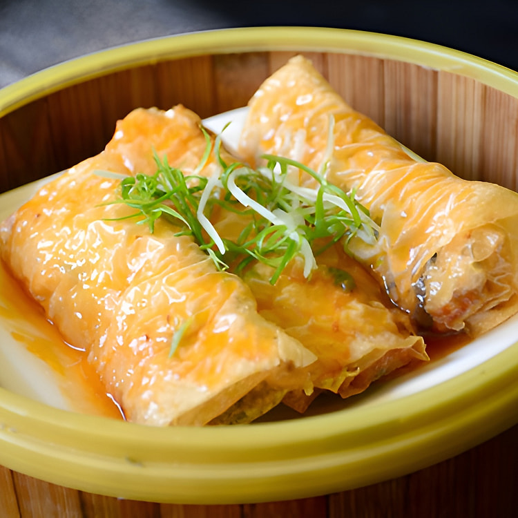 Bean Curd Skin w/ Abalone Sauce 1 each