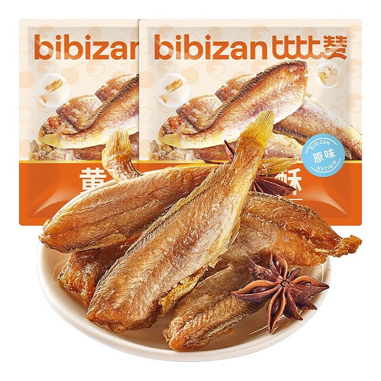 比比赞黄鱼酥原味小黄鱼干非油炸小鱼仔海味即食 240 克