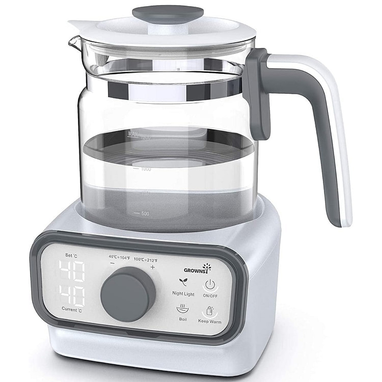 1.3升婴儿即热式暖水器 恒温壶玻璃电热水壶温奶壶 1 份