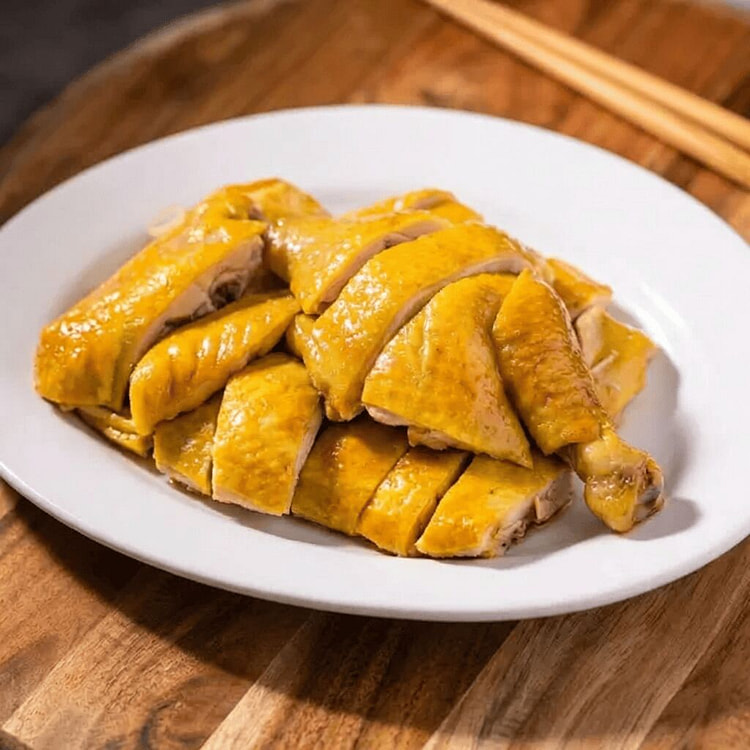 Scallion Oil Chicken half 800g  Light & Fragrant 1 each