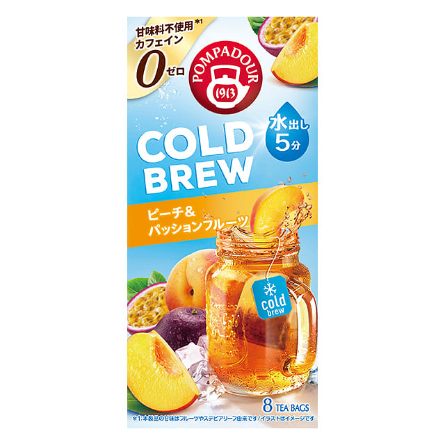 Tea Boutique Cold Brew Tea Peach Passion Fruit 20g 1 each