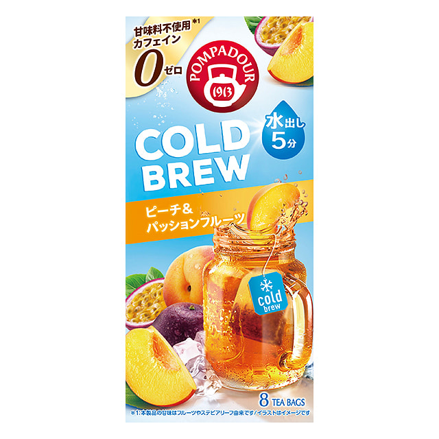 Tea Boutique 冷泡茶 桃子百香果 8袋