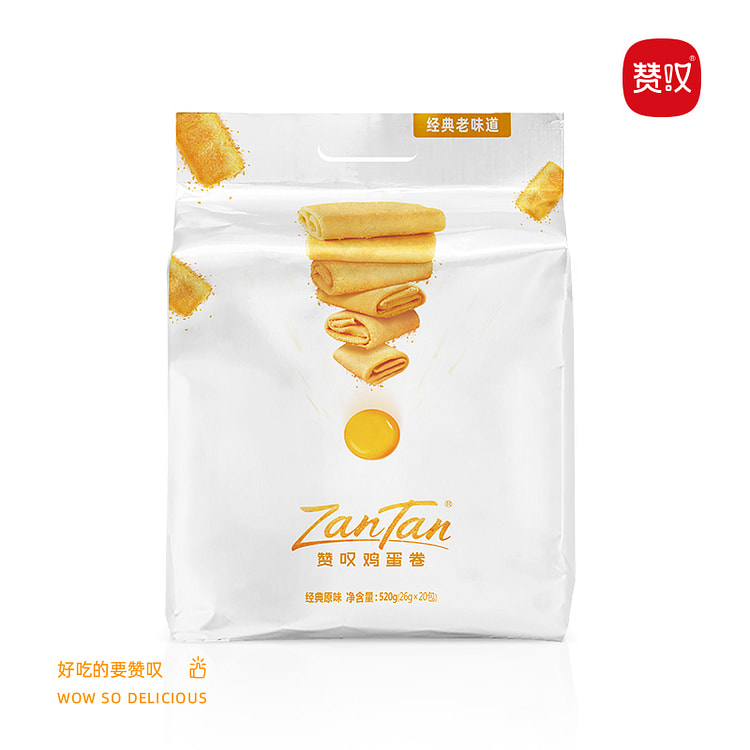 赞叹鸡蛋卷经典原味休闲零食 250g*1袋
