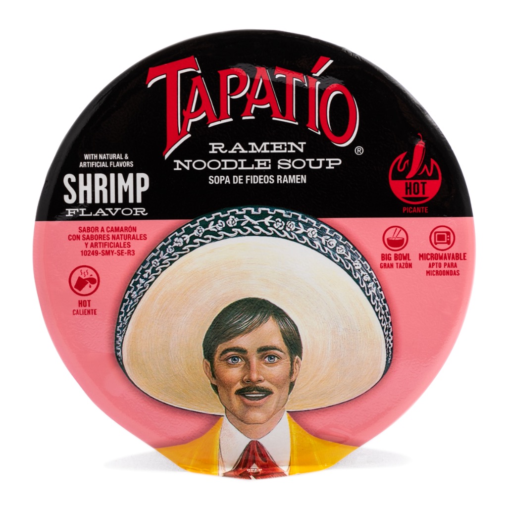 Tapatío Ramen Noodle Soup, Shrimp Flavor 6pk Weee!
