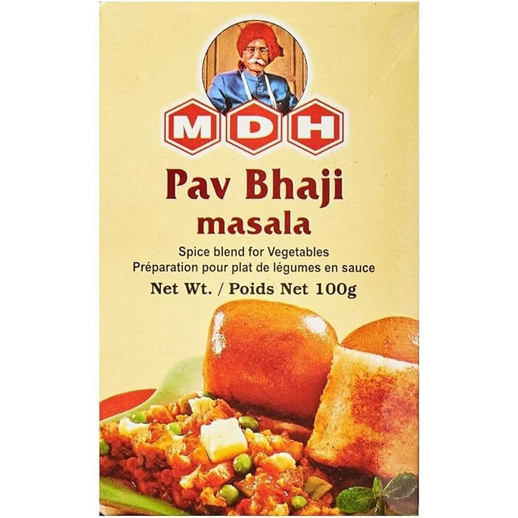 MDH Pav Bhaji Masala(Blend of Spices) 100 gram 1 pack