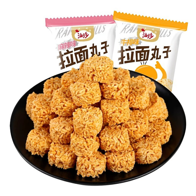 Liuxiang Ramen Meatball Mixed Flavor 15 Packs 240 g