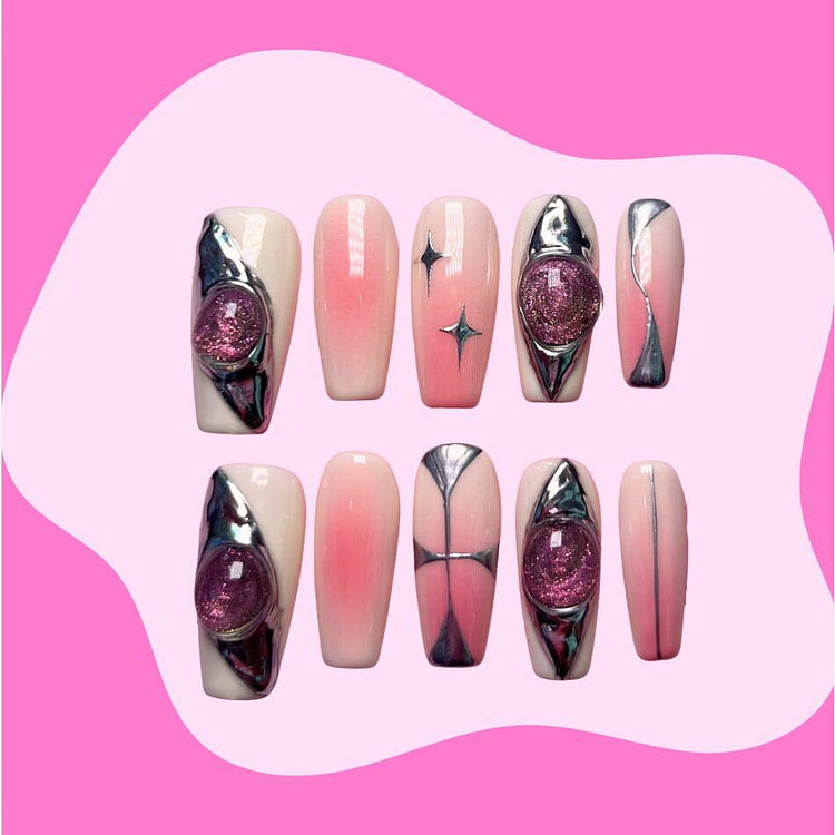 Pink Gems Large