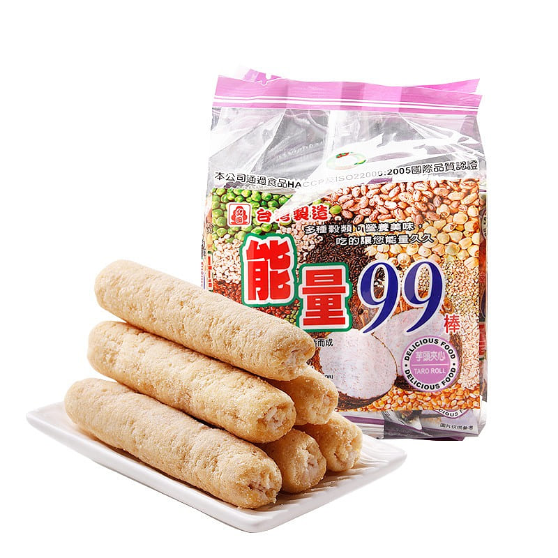 Rolo de Arroz Energia 99, Sabor Taro, Beitian 180 g