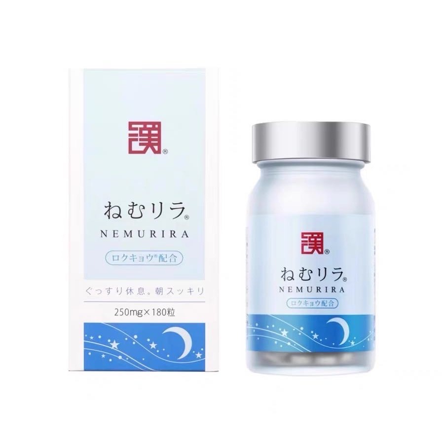 【日本直郵】日本WAKAN和漢 舒睡靈膠囊 180粒 非褪黑素 安神助眠哺乳期可使用 1 份