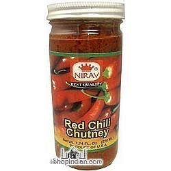 Nirav Red Chili Chutney, 7.74 oz bottle