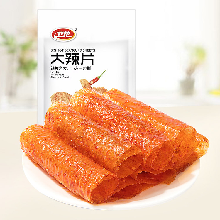 卫龙大辣片大辣条休闲零食118g*1袋