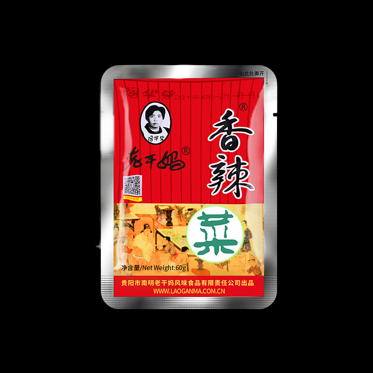 老干妈 香辣菜榨菜下饭咸菜辣酱拌饭酱60g*1包