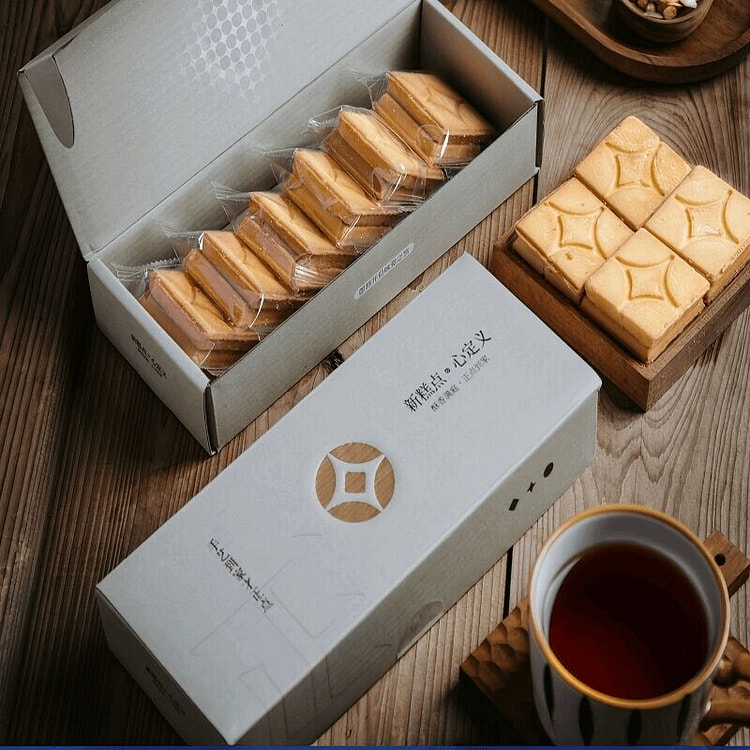 【午喵】奶油焦糖酥 夹心小盒子饼干 下午茶点 1盒 150 克