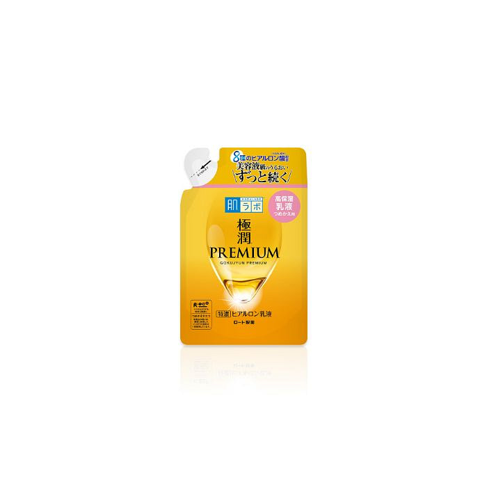 Rohto Hadalabo Gokujun Premium Hyaluronic Emulsion Refill 140ml