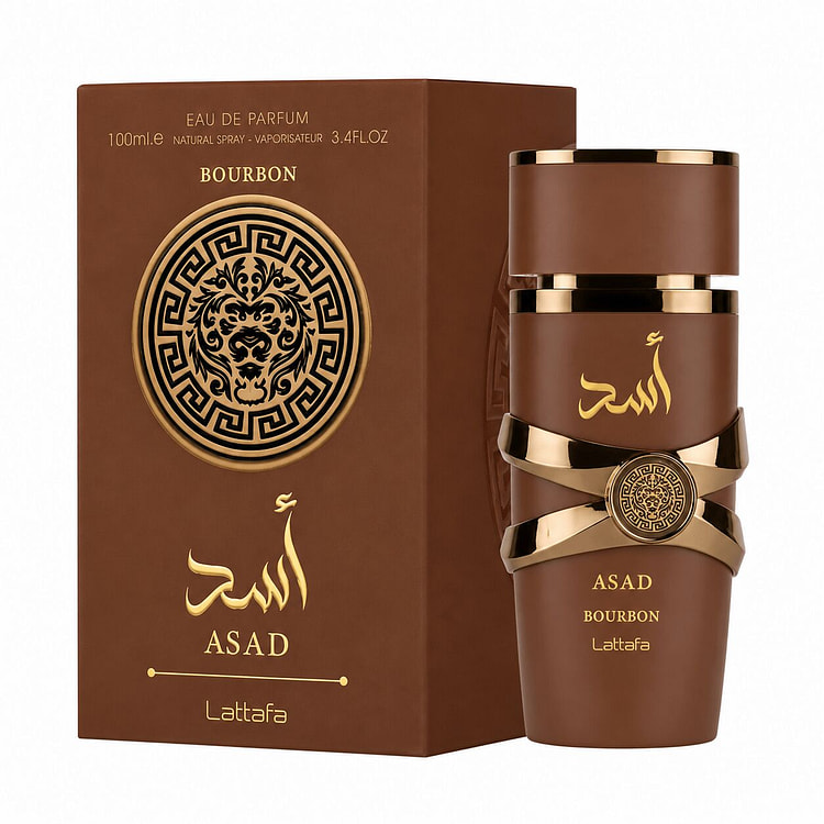Lattafa Men's Asad Bourbon EDP Spray 3.4 oz 1 each