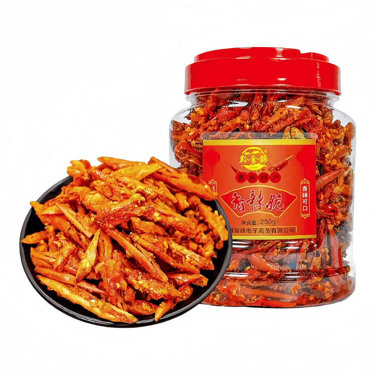 黔食锦 【爆火同款】香辣脆辣椒250g*1瓶 250 克
