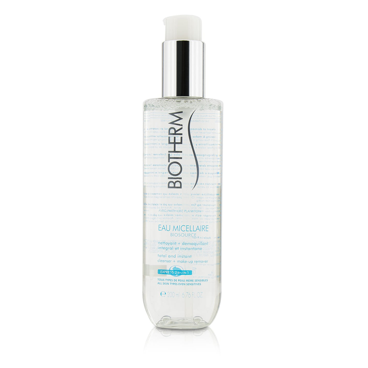 Biotherm Biosource Eau Micellaire Total & Instant Cleanser + Make-Up Remover – For All Skin Types 200ml/6.76oz 200 ml
