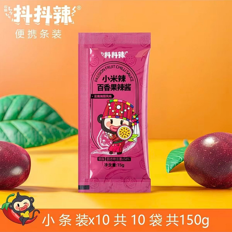 Dou Dou Spicy Passion Fruit and Millet Chili Sauce 150 g