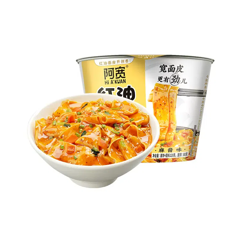 Akuan red oil dough [sesame sauce flavor] 120g*1 bucket 120 g