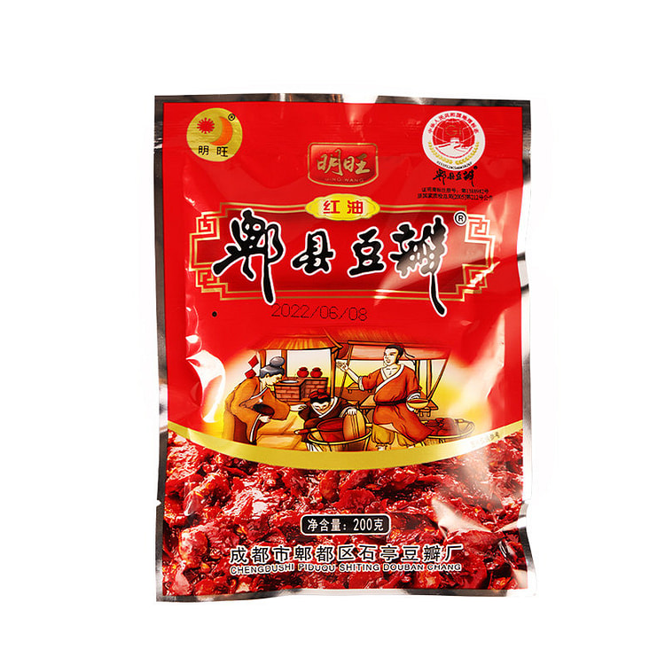 Ming Wang Pixian Spicy Broad Bean Paste 200g1 Bag 1 case